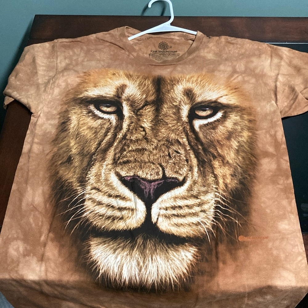 New The Mountain Lion Face Tee Shirt